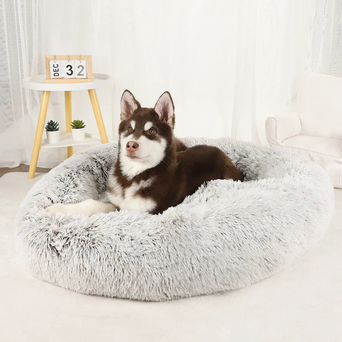 DogCatFri™ FurryBed: Comfortabel En Kalmerende Bed Voor Huisdieren