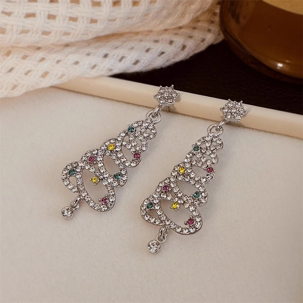 Jewelance™ ChristmasEarrings: Kerstboom Oorbellen