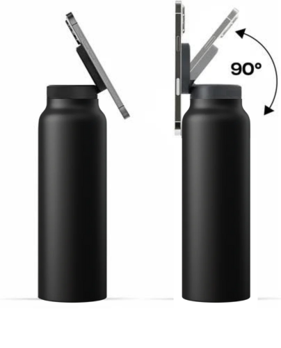 Holder360° MagneticBottle: Magnetische Waterfles Telefoonhouder