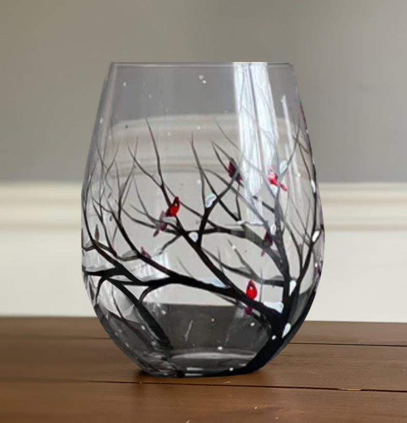 SeasonsGlass - Vier Seizoenen Boom Wijn Glas