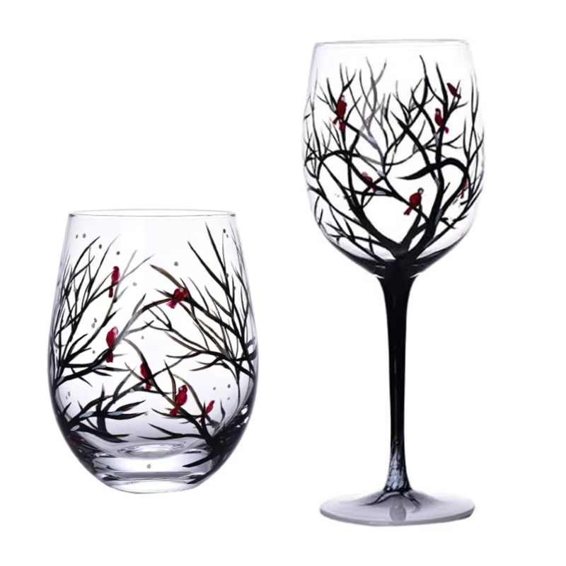 SeasonsGlass - Vier Seizoenen Boom Wijn Glas