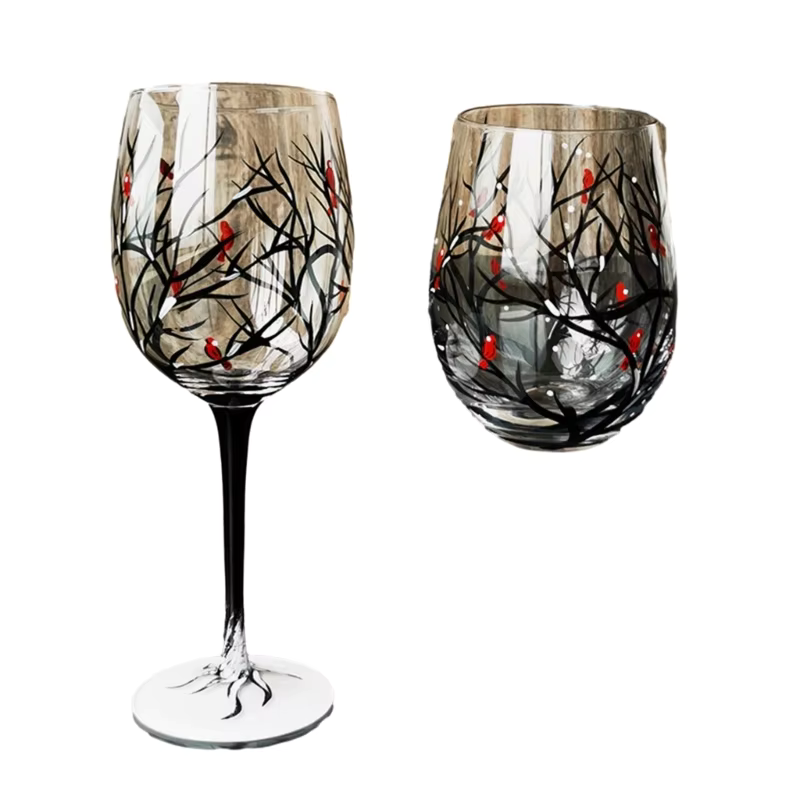 SeasonsGlass - Vier Seizoenen Boom Wijn Glas