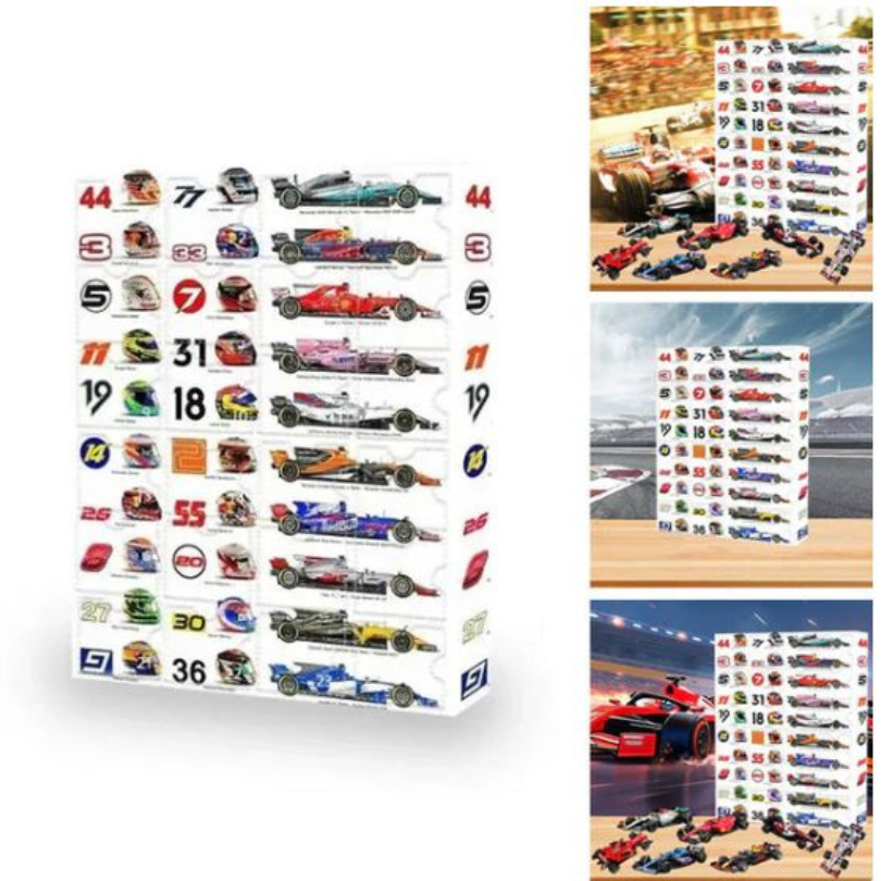 RacingCalendar - Formule 1 Racing Wagens Advent Kalender