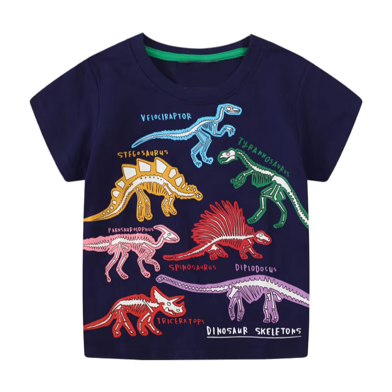 Icone™ DinoShirt: Kinderen Gloeien op De Donker Dinosaur T-shirt