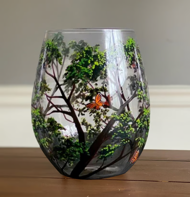 SeasonsGlass - Vier Seizoenen Boom Wijn Glas