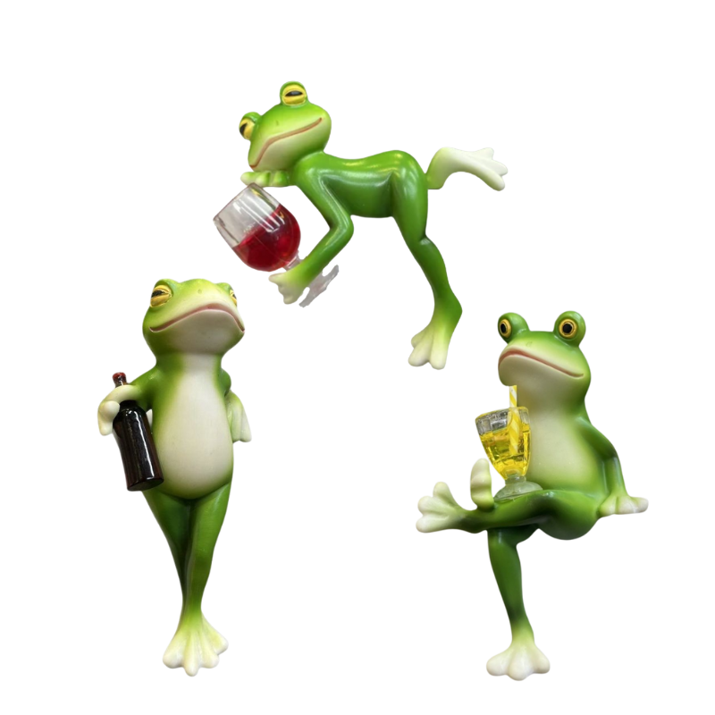 GardenOrnament: Schattig Kikker Decoratie Hangend Pot Rand Tuin Ornament