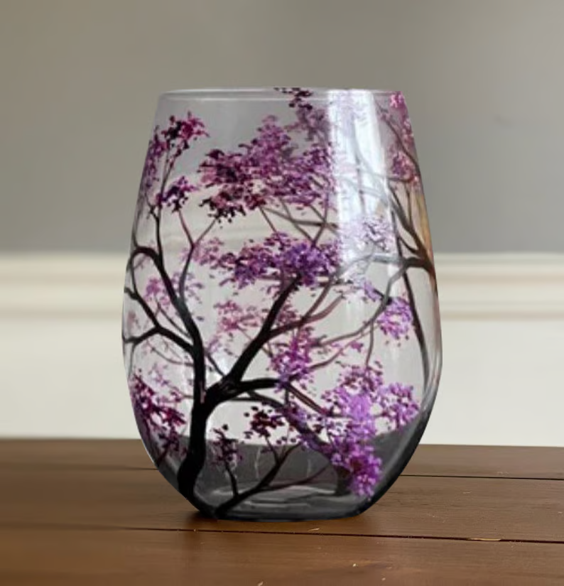 SeasonsGlass - Vier Seizoenen Boom Wijn Glas