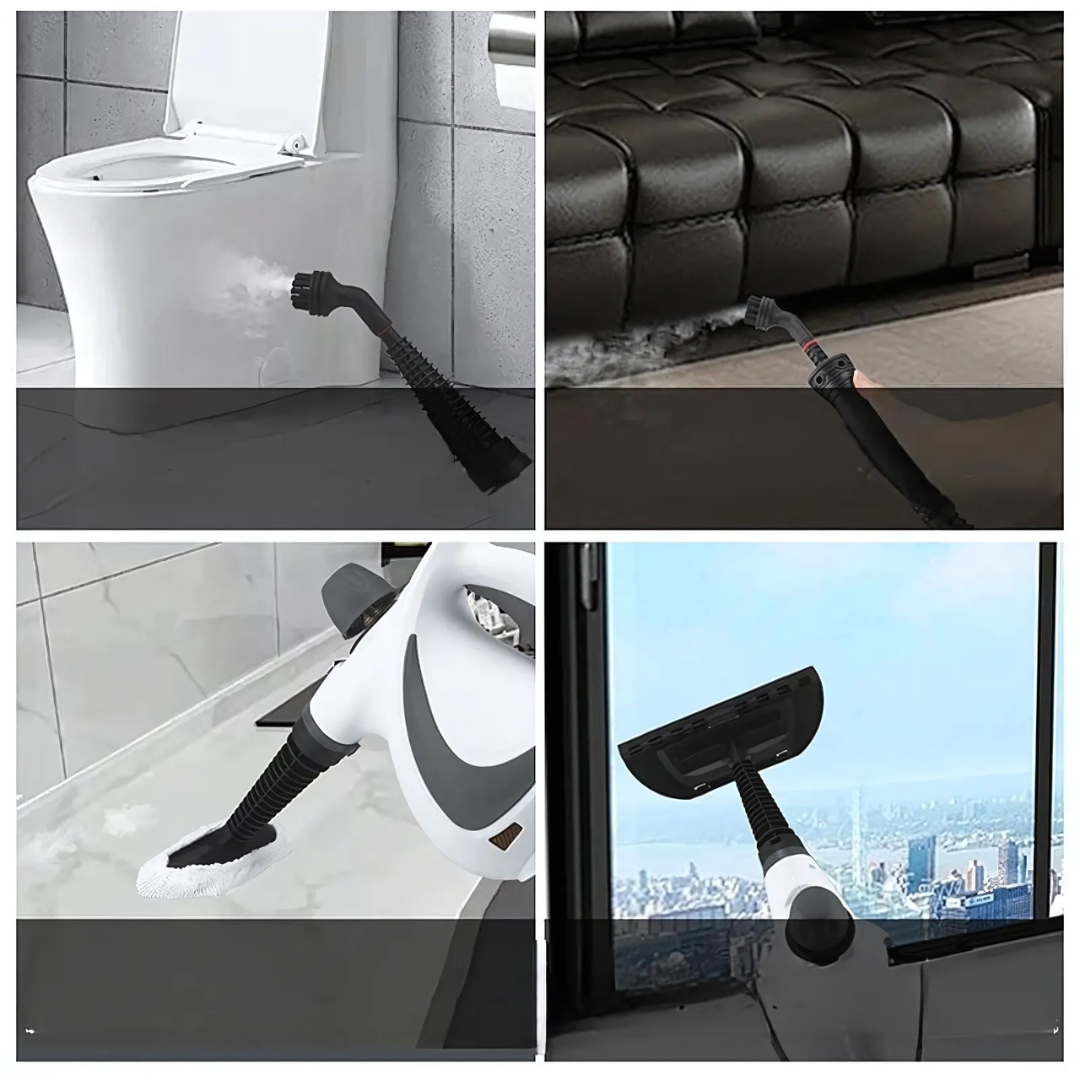Cleaner Pro° PowerSteam: Multifunctioneel Krachtige Thuis Stoomreiniger Set