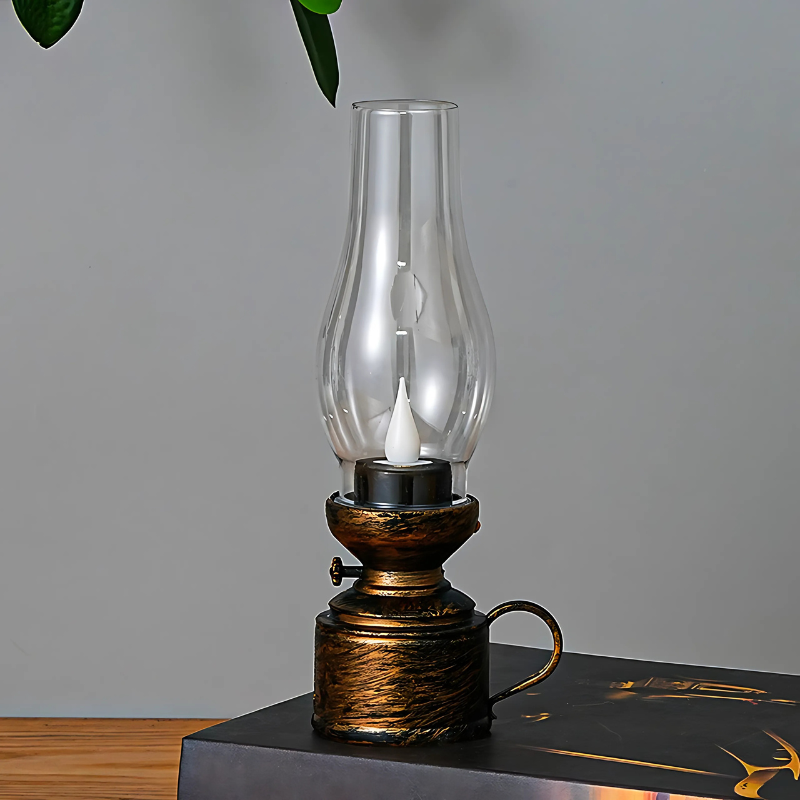 Ledsen™ VintageLamp 1+1 GRATIS: Vintage LED Kerosine Lamp Met Flikkerend Vlam