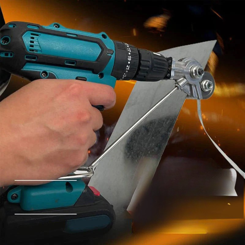 ShearCutter – Elektrische Boorhulpstukk Metaal Laken Snijder Universele Set