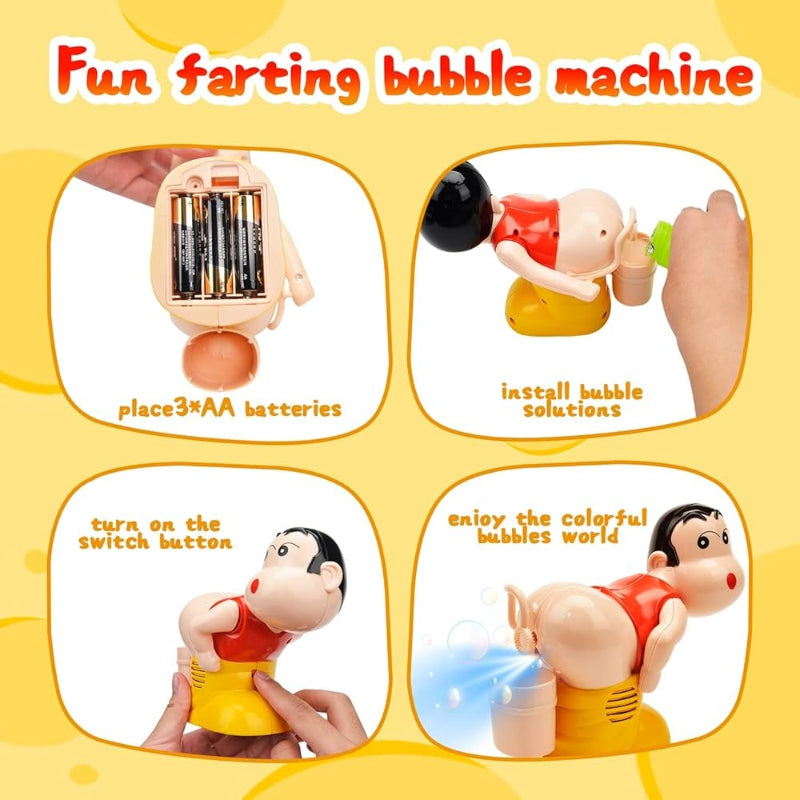 Kletshuts™ BubbleFun: Leuk Elektrisch Bubbel Blazer Jongen Machine Speelgoed