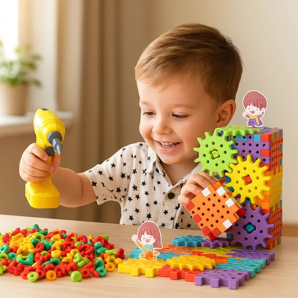 Kletshuts™ GearPuzzle: Geweldig Interactief 3D Uitrusting Puzzel Spel Set