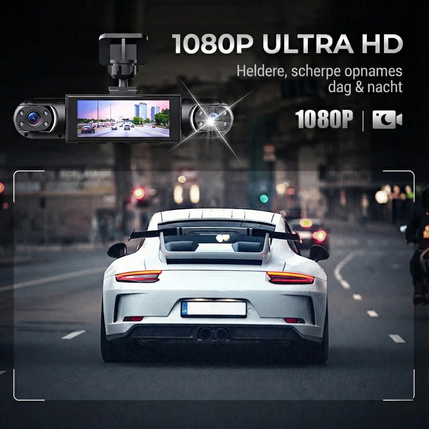 Dashcam met Nachtzicht & Bewegingsdetectie
