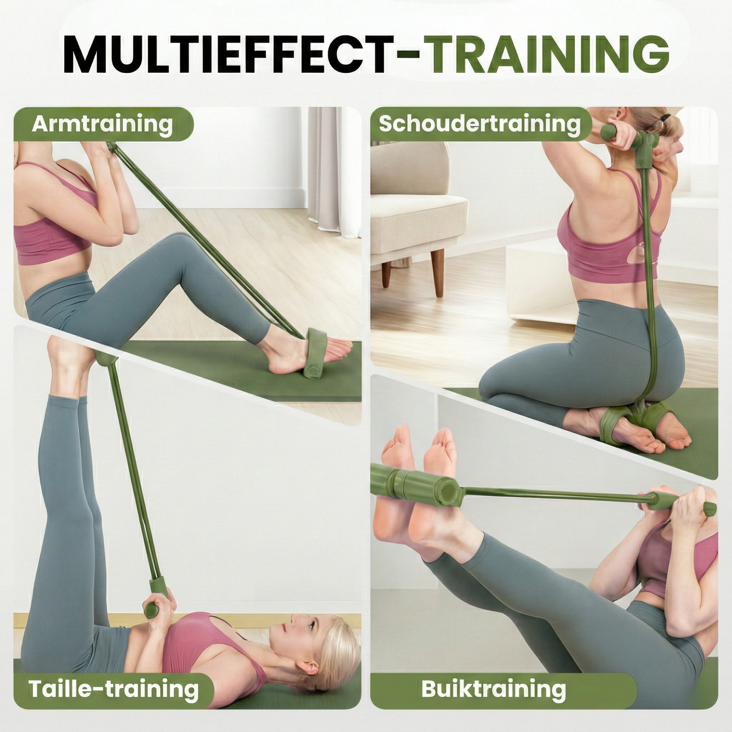 Multifunctionele trainingsband voor het hele lichaam