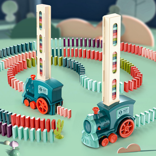 Kletshuts™ DominoTrain - Automatische Domino Leg Trein Set