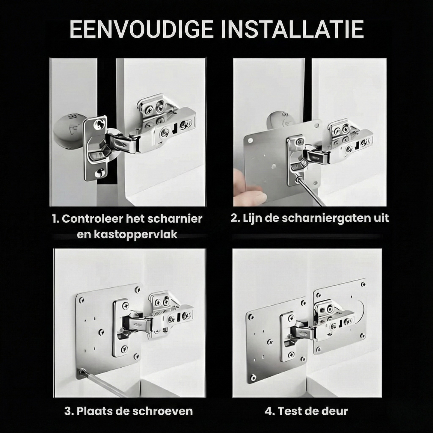 Scharnieren Zijplaat