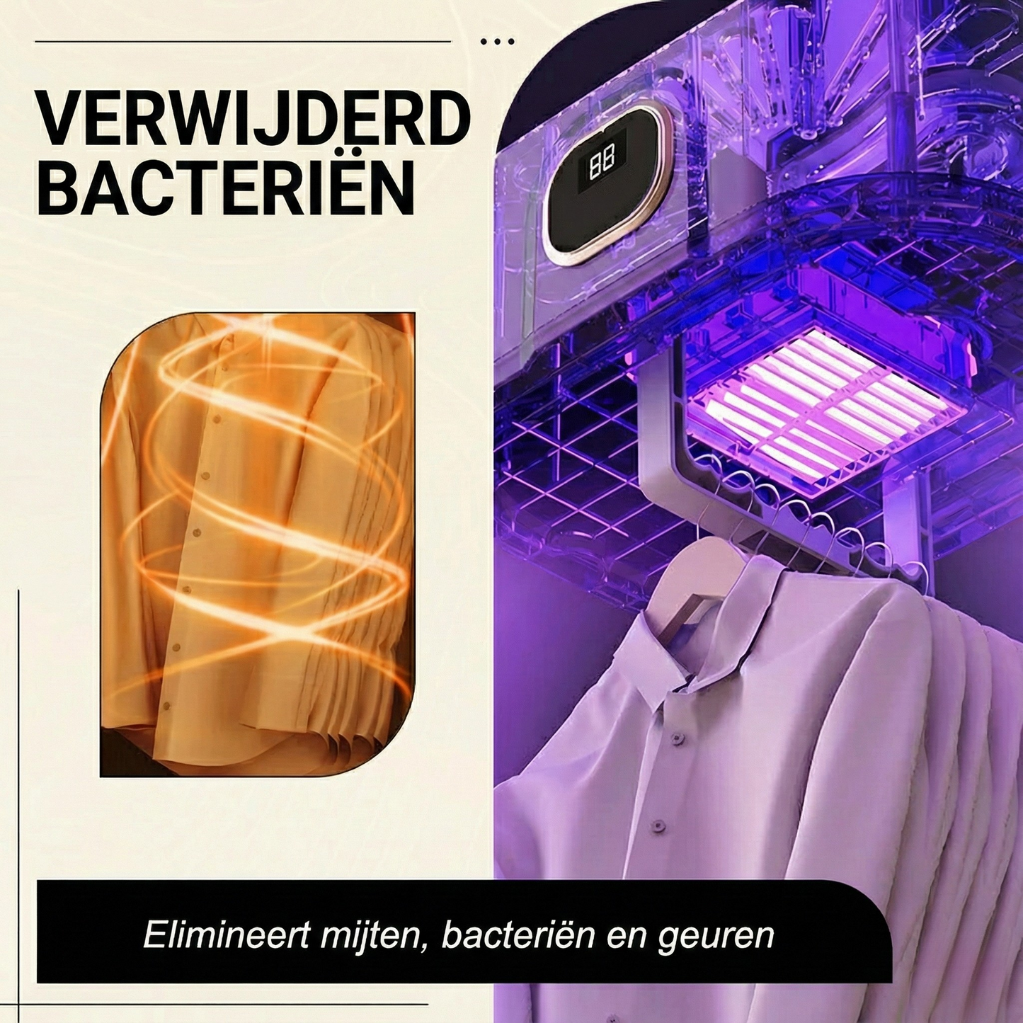 Draagbare opvouwbare mini-droger