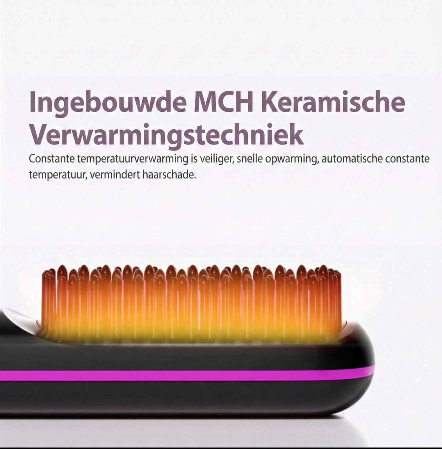 Intelligente stylingborstel voor kort haar