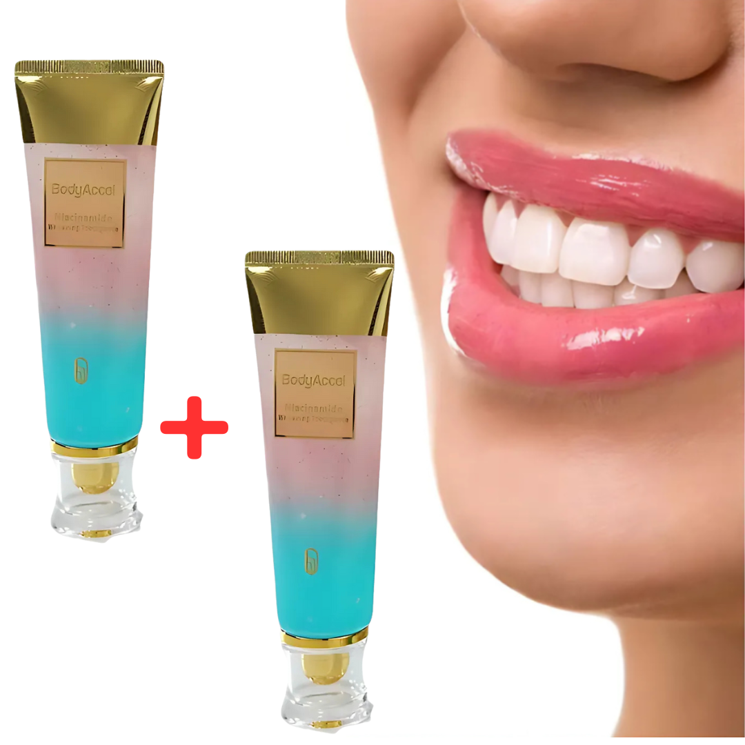 WhiteningToothpaste 1+1 GRATIS: Niacinamide Witmaking En Vlekverwijdering Tandpasta