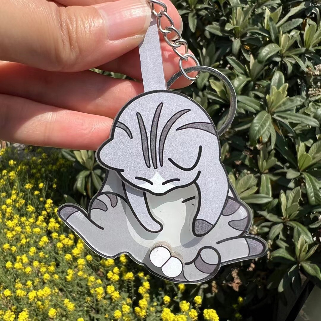 CatKeychain 1+1 GRATIS: Grappig Speels Uniek Kat Sleutelhanger Accessoire