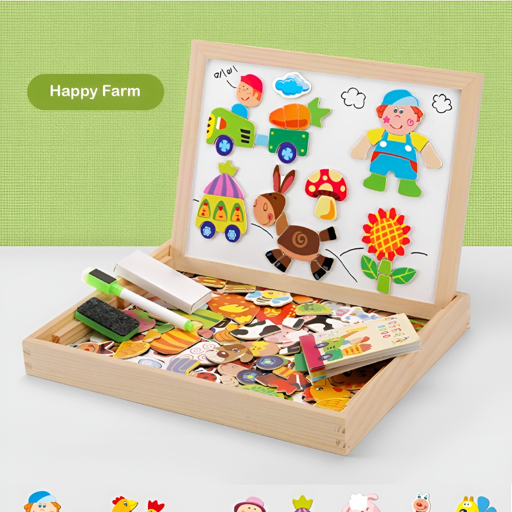 Kletshuts™ SketchBoard: Leuk Interactief Kinderen Magnetisch Schets Bord