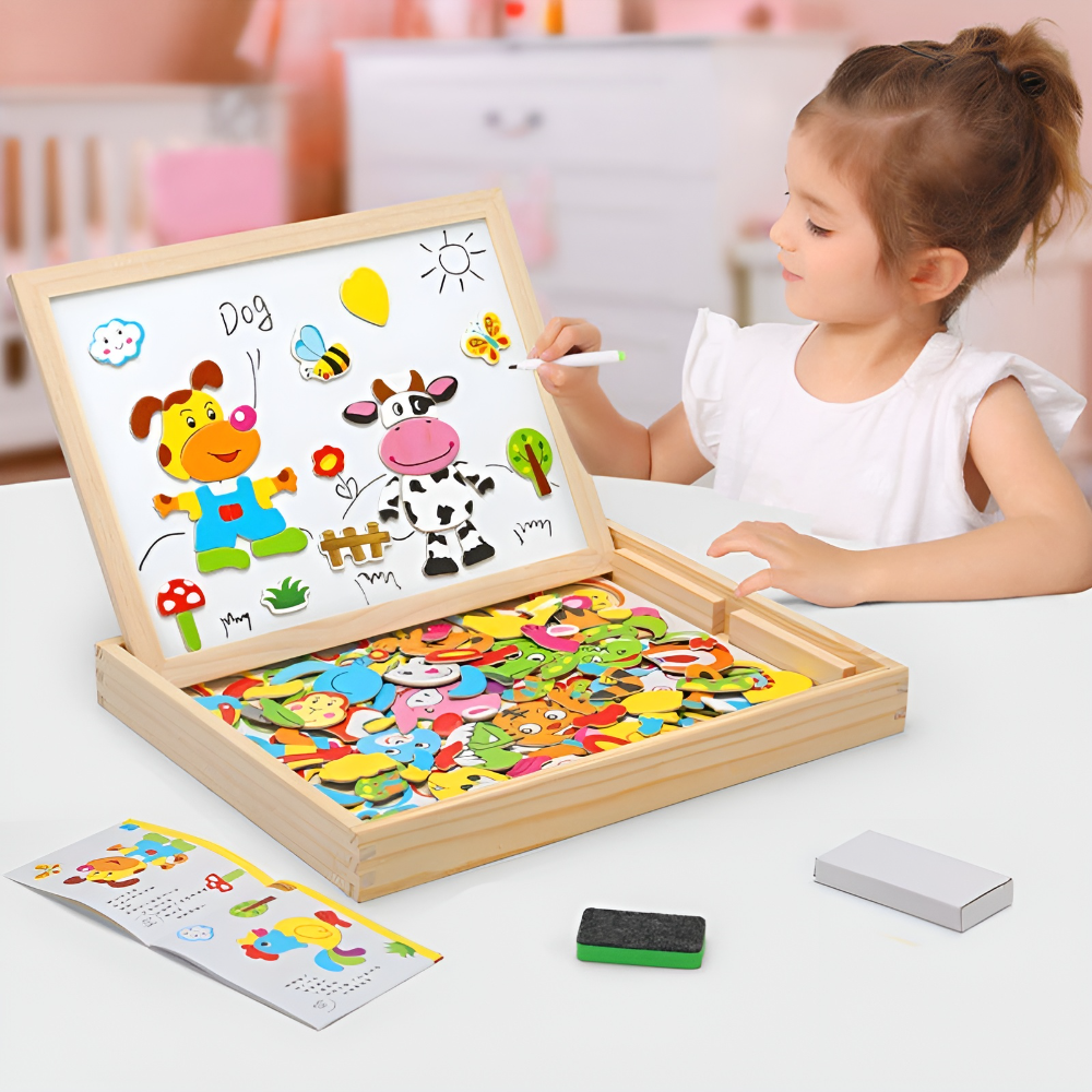 Kletshuts™ SketchBoard: Leuk Interactief Kinderen Magnetisch Schets Bord