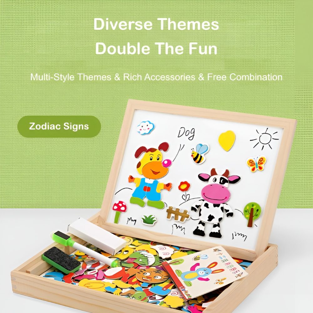 Kletshuts™ SketchBoard: Leuk Interactief Kinderen Magnetisch Schets Bord