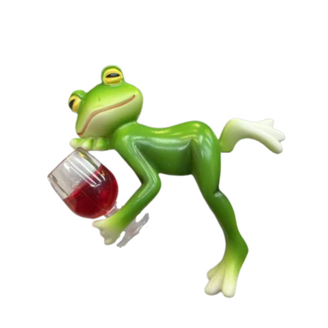 GardenOrnament: Schattig Kikker Decoratie Hangend Pot Rand Tuin Ornament