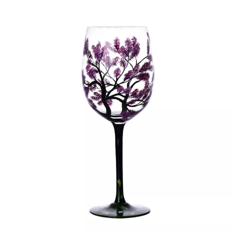 SeasonsGlass - Vier Seizoenen Boom Wijn Glas