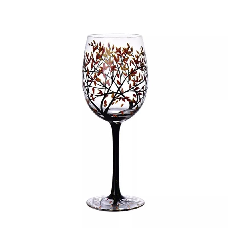 SeasonsGlass - Vier Seizoenen Boom Wijn Glas
