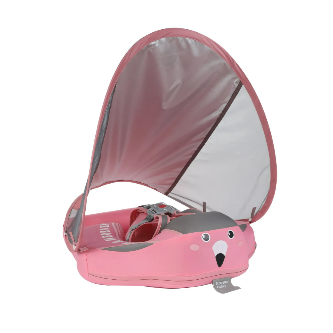 Kletshuts™ BabyFloat: Baby Zwembaddrijver Met Ingebouwde Zonnescherm