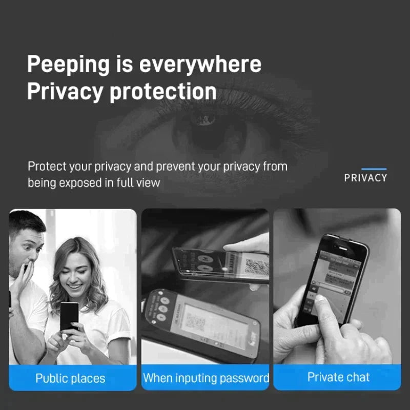 📱Getemperd glas Anti Peeping Screen Protector voor iPhone (60% UIT)🎉