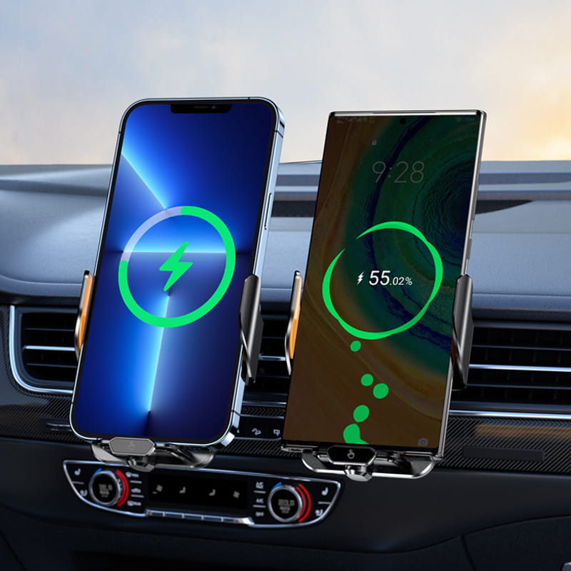 📱Draadloze snellader voor mobiele telefoons in de auto （Onmiddellijke verzending🌍）