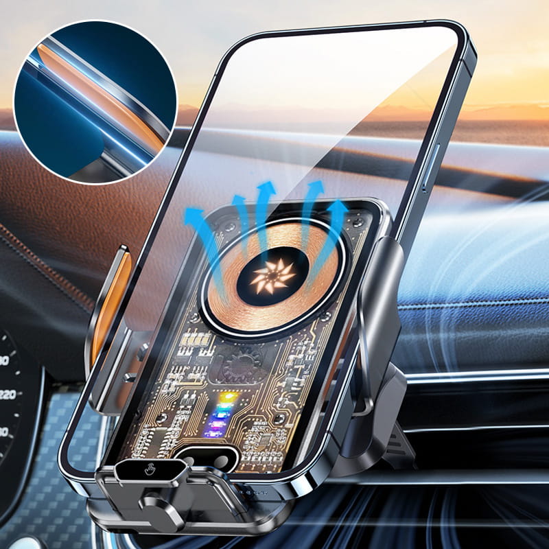 📱Draadloze snellader voor mobiele telefoons in de auto （Onmiddellijke verzending🌍）