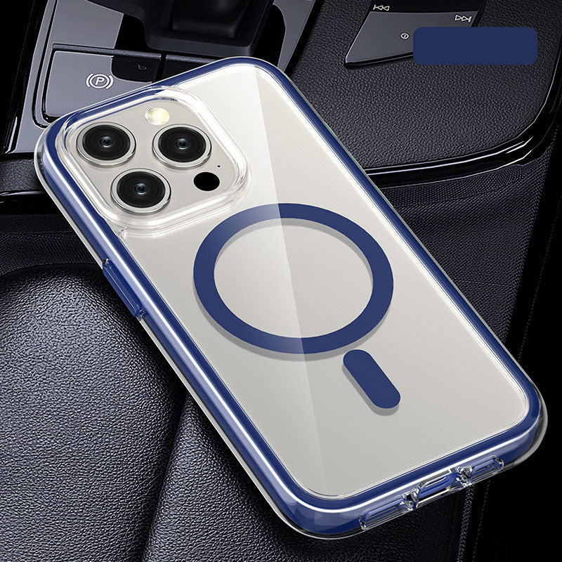 Anti-val Transparant Magnetisch Telefoonhoesje voor iPhone
