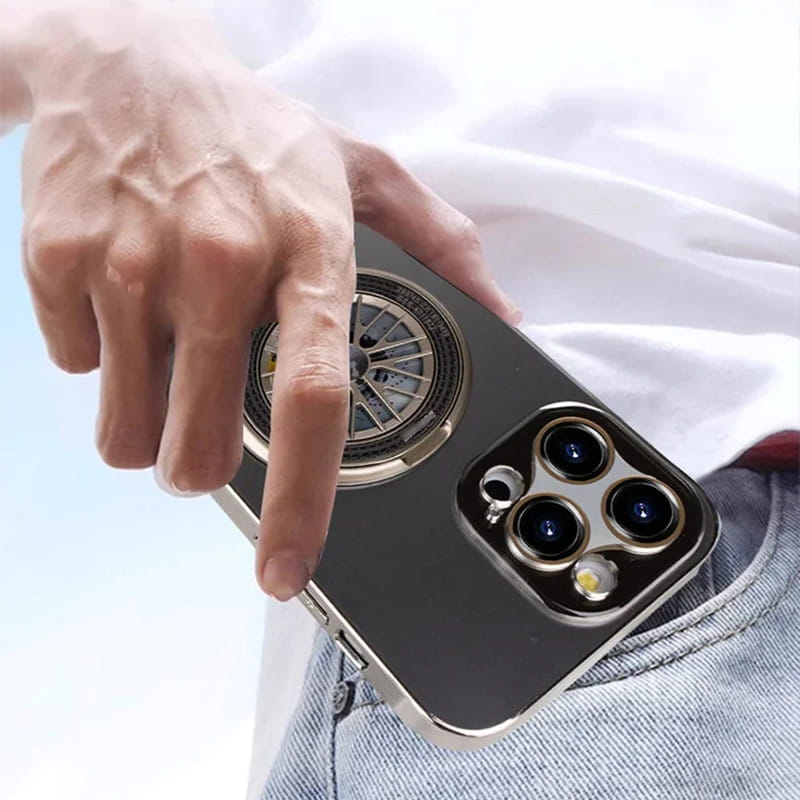 Magnetisch Mat Telefoonhoesje met Standaard voor iPhone