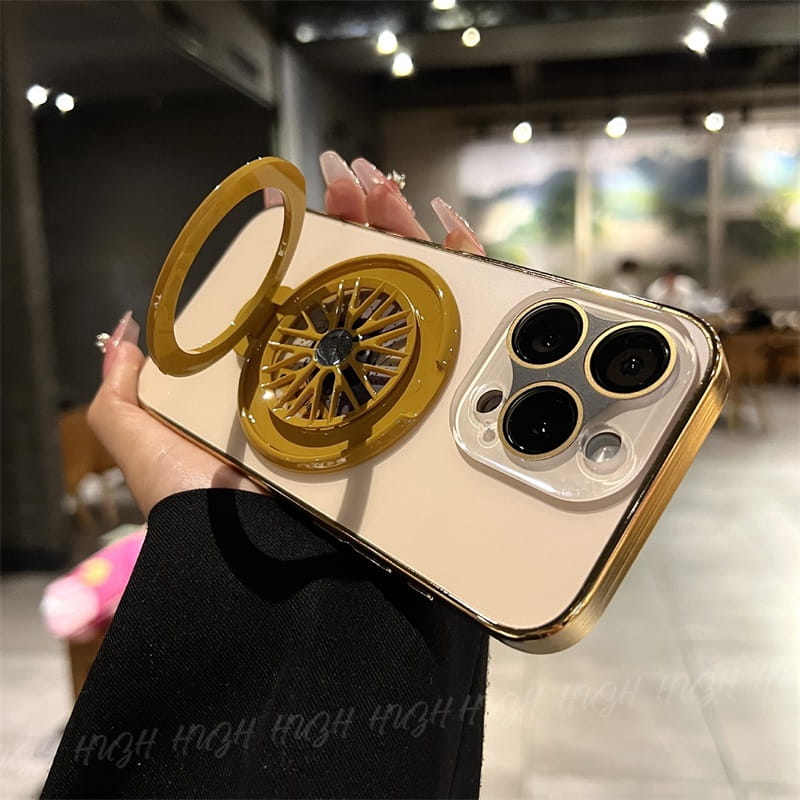 Magnetisch Mat Telefoonhoesje met Standaard voor iPhone