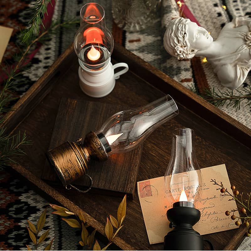 Ledsen™ VintageLamp 1+1 GRATIS: Vintage LED Kerosine Lamp Met Flikkerend Vlam
