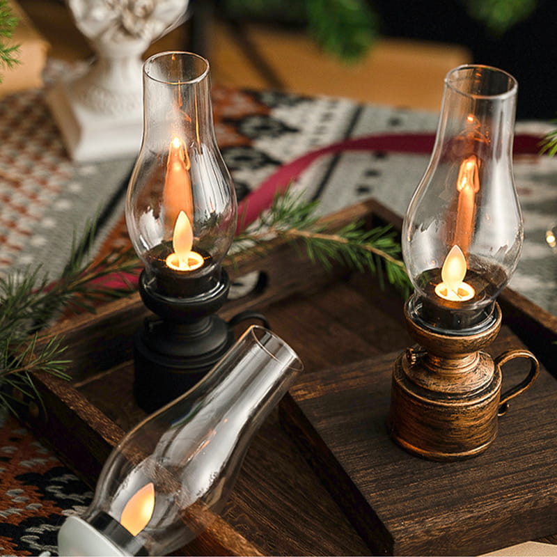 Ledsen™ VintageLamp 1+1 GRATIS: Vintage LED Kerosine Lamp Met Flikkerend Vlam