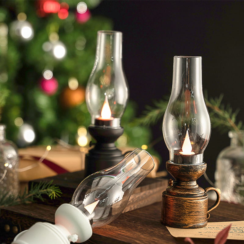 Ledsen™ VintageLamp 1+1 GRATIS: Vintage LED Kerosine Lamp Met Flikkerend Vlam