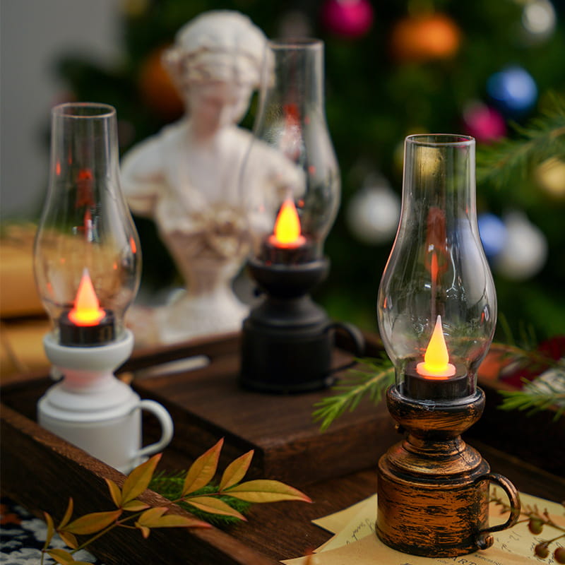 Ledsen™ VintageLamp 1+1 GRATIS: Vintage LED Kerosine Lamp Met Flikkerend Vlam