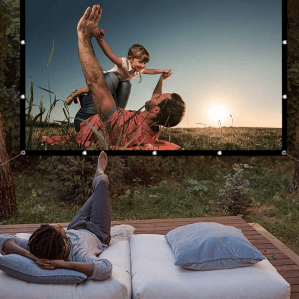 🎬 50% KORTING – Gigantisch Draagbaar Buitenbioscoop Scherm 🌟 4K HD & Verstelbare Standaard!
