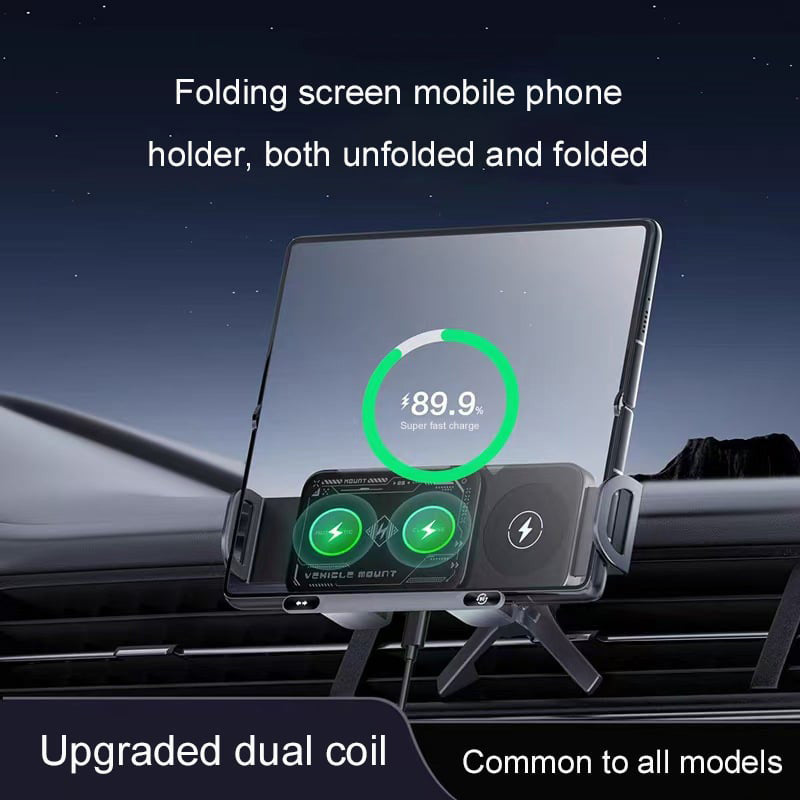 Hoog Intelligent Vouwbaar Scherm Auto Draadloos Opladen Telefoonhouder