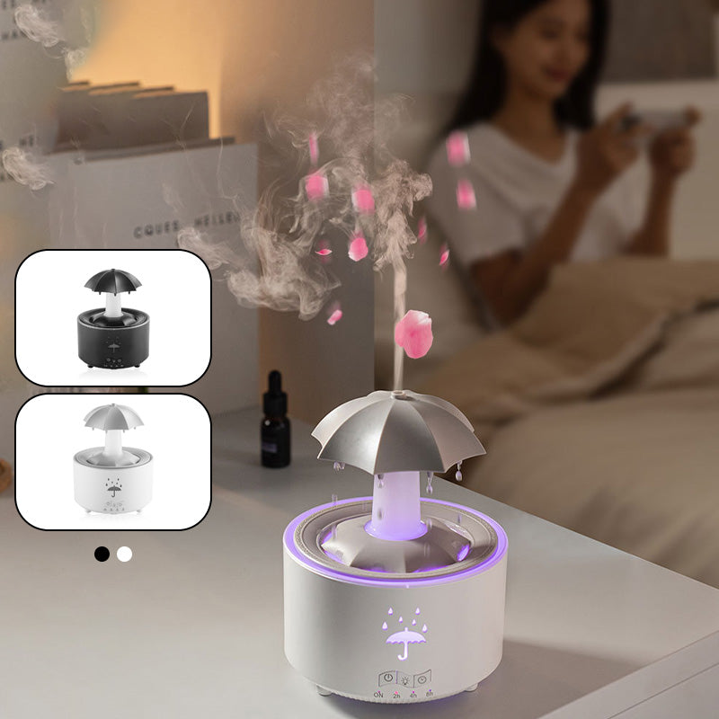 🌧️ De #1 Virale Regenval Diffuser 💦 Verlicht, Ontspan & Adem Diep 🌈