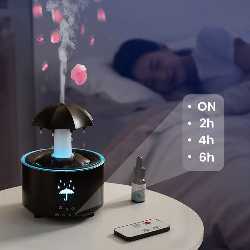 🌧️ De #1 Virale Regenval Diffuser 💦 Verlicht, Ontspan & Adem Diep 🌈