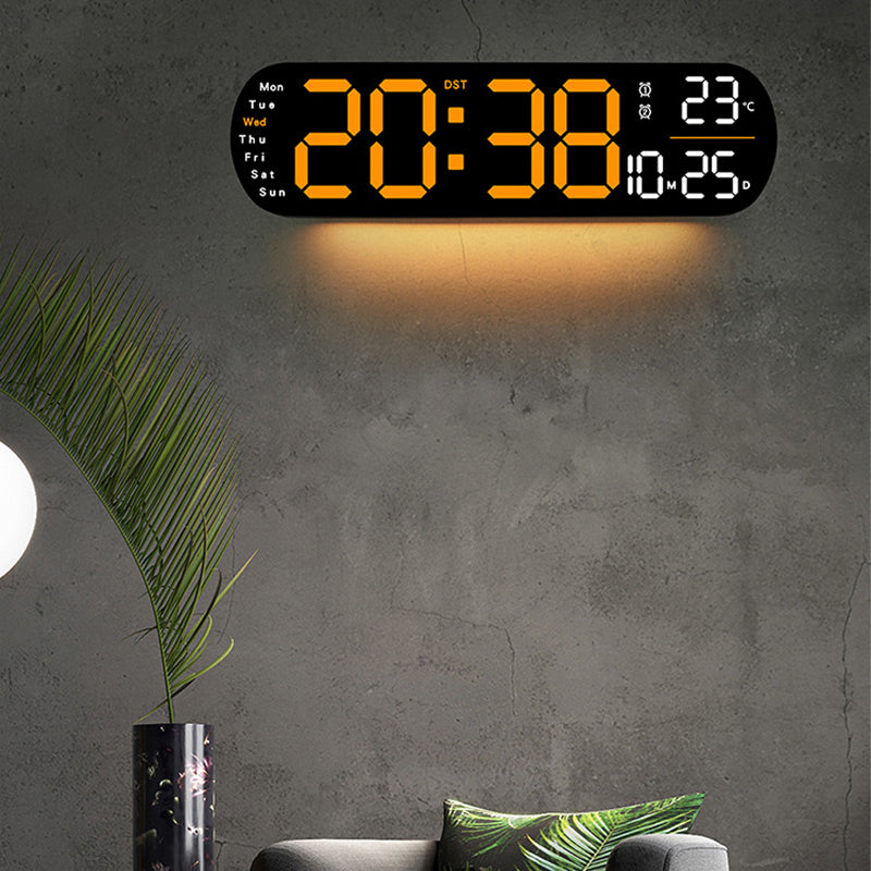 ⏰🔥 Mega Groot Digitale Wandklok – Altijd Perfecte Tijd in Één Oogopslag!