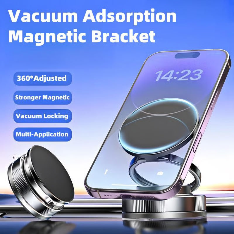 🔥Koop meer, bespaar meer🔄360° verstelbare vacuüm magnetische telefoonhouder📱🚗