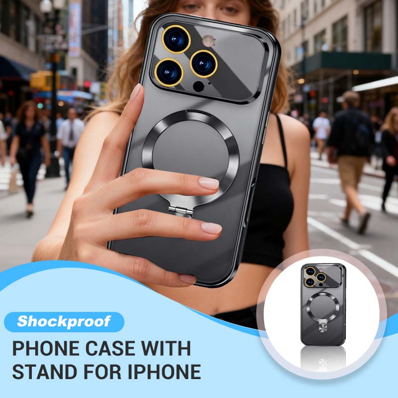 📱 Ultieme iPhone Bescherming + Stijlvolle Standfunctie – Schokbestendige Hoes! 💥