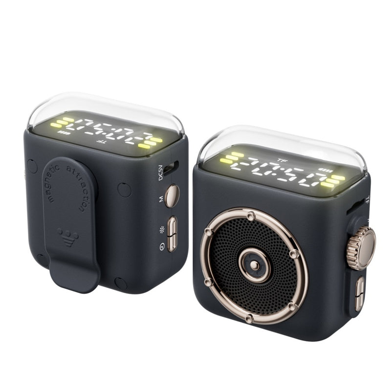 🔊 Nieuw! Magnetische Mini Speaker 💥 360° Sound & LED Light Show 🎶
