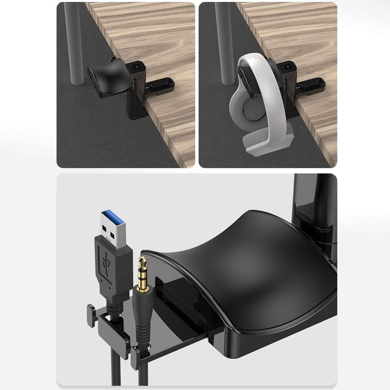 🔥 Draaibare Multifunctionele Hoofdtelefoonstandaard met USB-hub – Nieuw & Black Friday 50% Korting!